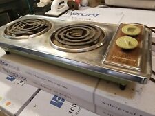 VINTAGE DOMINION BUFFET RANGE 1458 STOVE,OVEN, COOK TOP, CAMP, CAMPING 🔥  picture