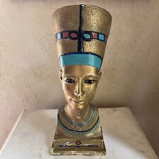Gorgeous Large Unique Rare Vintage Egyptian Female Nefertari Cleopatra Bust picture