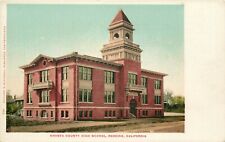 c1905 Chromograph Postcard; Shasta County High School, Redding CA, Mitchell 718 picture
