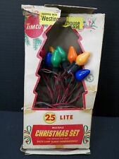 Vintage Timco 25-Bulb Christmas Light Set Indoor in Original Box picture