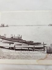 C 1920 Cedar Point & Island Lake Kronis Boats Vans Beach Paynesville MN Postcard picture