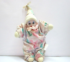 Vintage Crying Clown Doll Porcelain Head Sand Bag Body picture