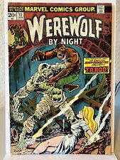 Werewolf By Night #13 * 1st Topaz & Taboo * Marvel 1974 Bronze Horror * ^^ picture