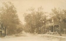 Postcard RPPC New York Stratford 1926 Main Street scene 23-7141 picture