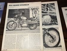 1969 BSA Firebird  Scrambler Page Vintage Motorcycle Road Test Article picture