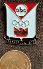 Innsbruck 1976 Winter Olympics ABC Television Pin Badge picture