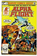 Alpha Flight Comic Book #1 John Byrne Autographed Marvel 1983 VERY FN/NEAR MINT picture