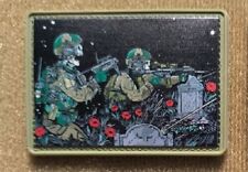DEADLY ATTACK Ukrainian Morale Patch ARMY MILITARY Tactical PVC operator death picture