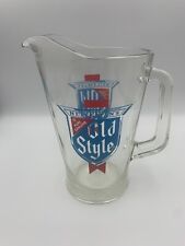 Vintage Heileman's Old Style Glass Beer Pitcher picture