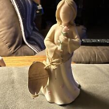 Faithful Guardian Sister' Angel Figurine w/Glitter Wings 2007 HALO MISSING picture