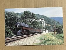 Postcard Balcony Falls, VA Norfolk & Western Railroad Locomotive 611 Train picture