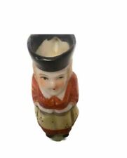 Queen Toby Jug Miniature Women Hand Painted Vintage Japan Red Mark pitcher picture