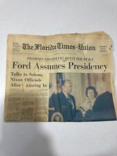 Vintage The Florida Times Union August 10 1974-Headline 
