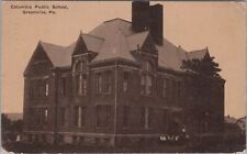 Columbia Public School Greenville Pennsylvania Postcard picture