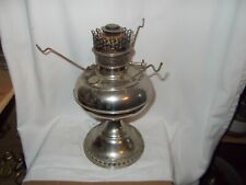 Antique Rayo metal plated table lamp picture