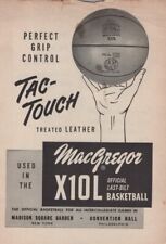 1954 Basketball Ball MacGregor Sports Equipment Vintage NBA Print Ad 1950s picture