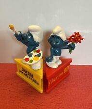 Vintage Smurfs MOM Mother's Day Smurf-A-Gram Writer Lot Of 2. picture