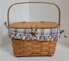 1994 Longaberger Small Purse Basket w/ Liner - nice picture