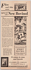 1931 New Bovinol Superla Insect Spray Standard Oil Company Vintage Print Ad picture