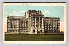 Plattsburgh NY-New York, New Physicians Hospital, c1927 Antique Vintage Postcard picture