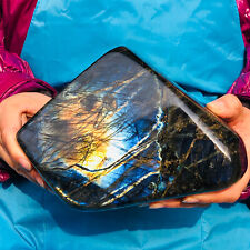 2770g Huge Gorgeous Labradorite Quartz Crystal Stone Specimen Healing 358 picture