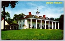 Mount Vernon George Washington Home Historic Virginia Mansion Vintage Postcard picture