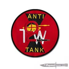 7th Infantry Division - Anti Tank (TOW)  - 4 3/4 inch embroidered patch w/ wax picture