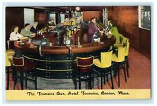The Touraine Bar And Hotel Boston Massachusetts MA Unposted Postcard picture