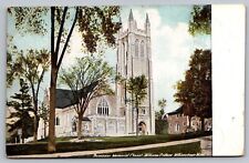 Thompson Memorial Chapel Williams College Williamstown Massachusetts PM Postcard picture