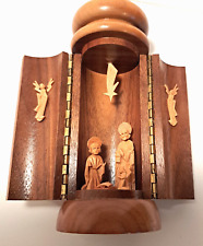 Antique Anri Carving Nativity Scene picture