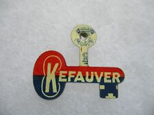 Presidential Campaign Estes Kefauver 1952 Pin Back President Tab Button picture