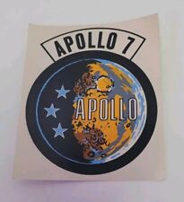 Vintage NASA Apollo 7 Sticker 1968 Space Rocket Ship Decal Retro picture