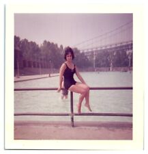 1960's Swimsuit Amateur Model Pinup Bathing Beauty Cheesecake Pretty VTG Photo picture