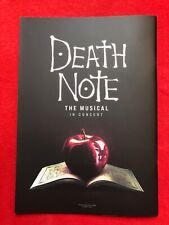 DEATH NOTE The MUSICAL. PROGRAMME. LONDON PALLADIUM 2023. NEW . Freepost. picture