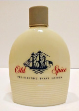 Vintage Old Spice Pre-Electric Shave Lotion 3-3/4oz. Glass Bottle Shulton empty picture