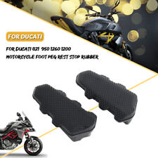 For Ducati Hypermotard 821 Multistrada 950 1260 1200 Footpegs Pedals Rubber Pad picture