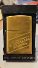 Johnnie Walker Black Label Old Scotch Whisky Vintage Lighter picture
