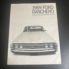 1969 Ford Ranchero Foldout Sales Brochure 69 500 GT picture