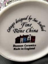 Dunoon Coffee Mug Cottages by Sue Scullard Cat On Roof Tea Cup 4