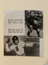 George Muha Carnegie Tech Johnny Bosch Georgia Tech 1940 S&S Football Pictorial picture