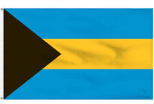 Flag of The Bahamas  3x5  Ft Polyester. Caribbean Islands picture