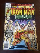 Iron Man #107 February 1977 Marvel  Midas picture