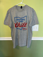 Coors Light - Keep OHIO Chill - Gray Graphic T-Shirt Marked XL (FITS Large) picture