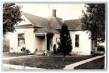 1913 House Scene Sigourney Iowa IA RPPC Photo Posted Antique Postcard picture