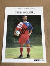 Gerd Müller, Germany 🇩🇪 FC Bayern München 1993/94 hand signed picture