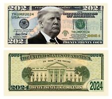 ✅ Donald Trump 2024 Elect 5 Pack Presidential Collectible Novelty Dollar Bills ✅ picture