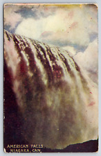 Postcard Niagara Falls Canada American Falls Waterfall Vintage Antique Card 1906 picture
