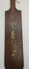 1964-1967 College Fraternity Wood Paddle OX Theta Chi Fraternity John Pete picture