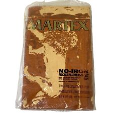 MARTEX Vintage Pillowcases Pair King Size Bakuba Animals Bedford Stuyvesant picture
