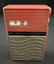 Vintage NEC Nippon Electric Company Ltd. 6 Transistor Radio w/ Cover NT-625 picture